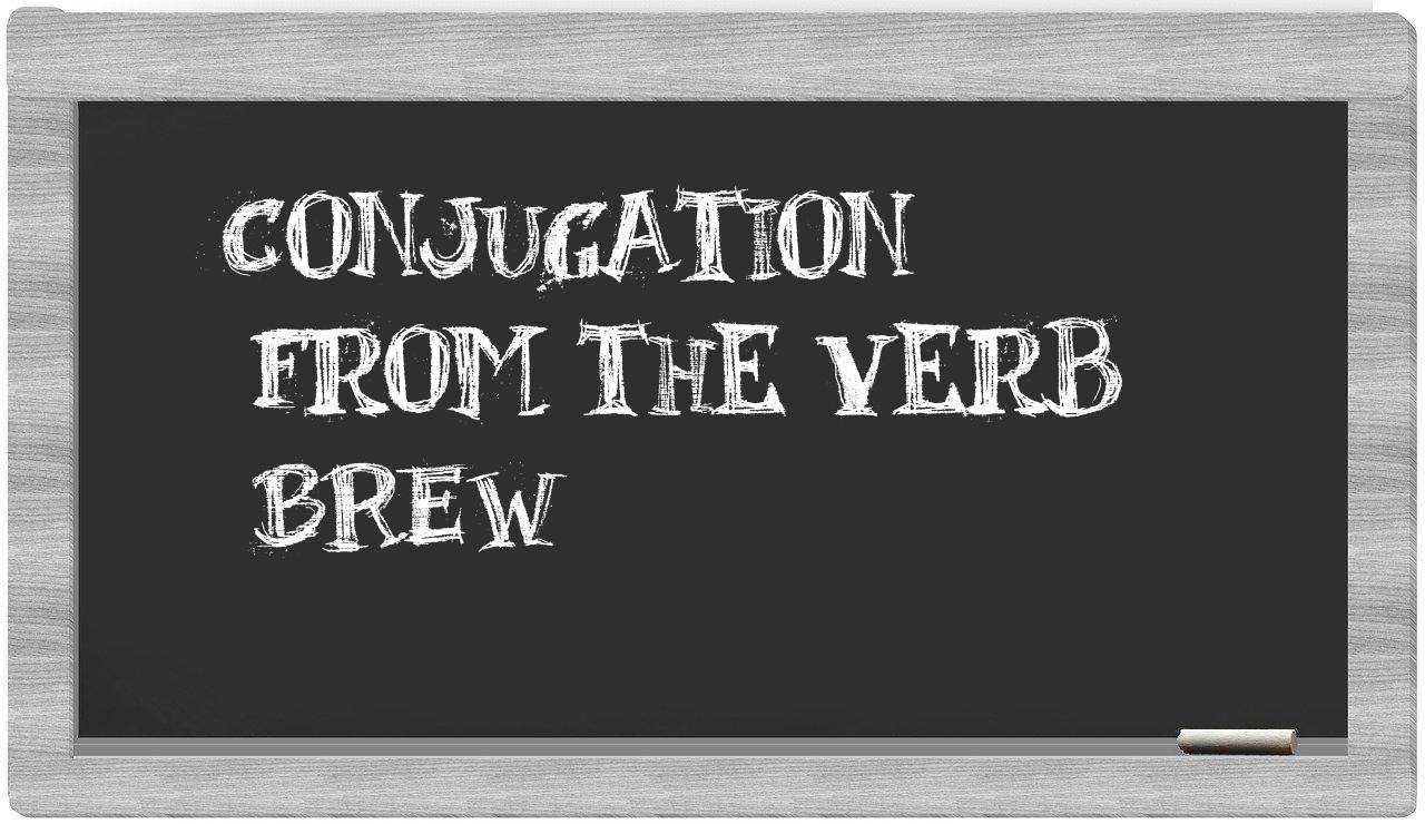 ¿brew en sílabas?