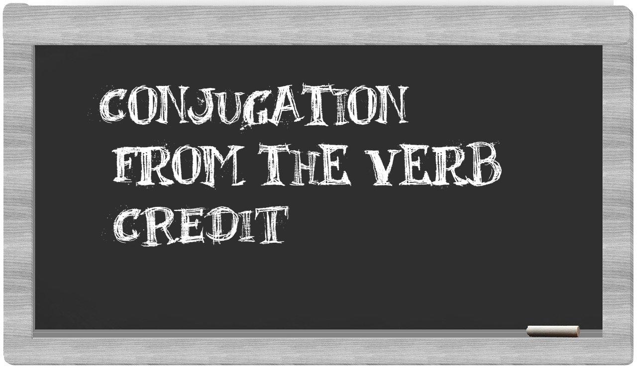 ¿credit en sílabas?