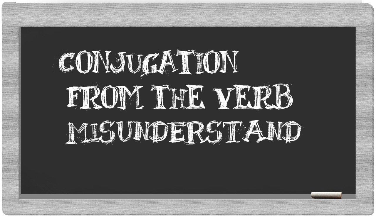 ¿misunderstand en sílabas?