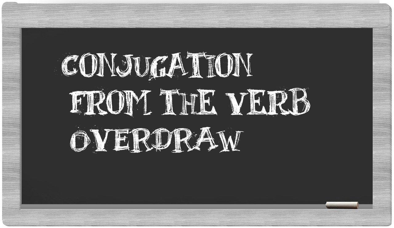¿overdraw en sílabas?