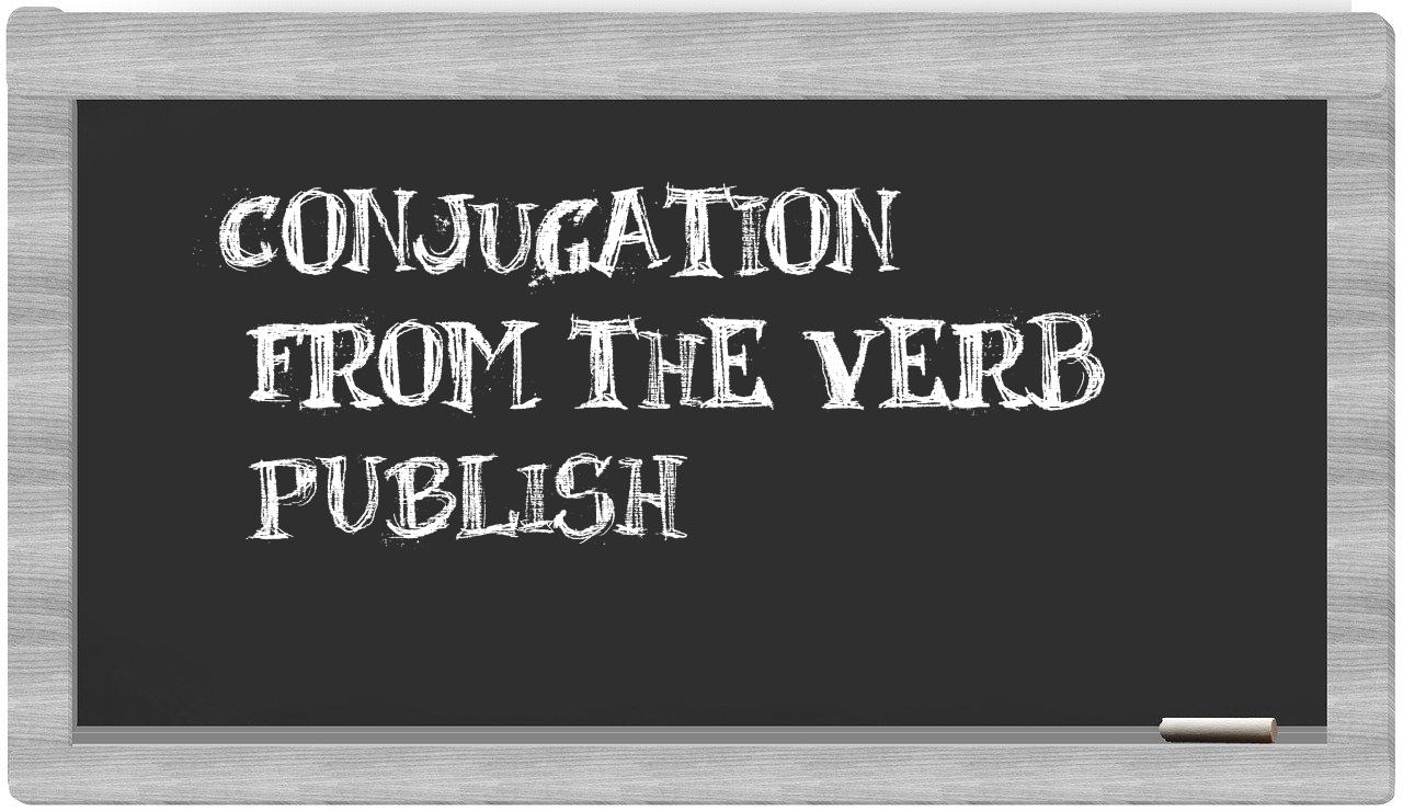 ¿publish en sílabas?