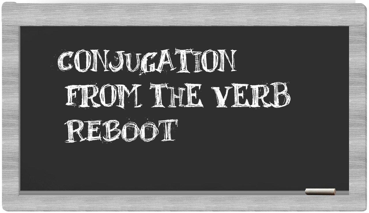 ¿reboot en sílabas?