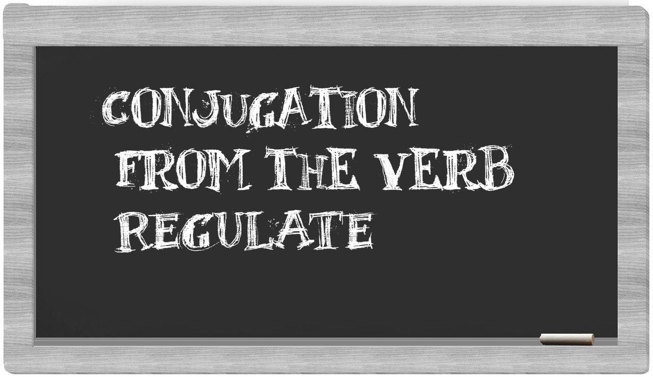 ¿regulate en sílabas?