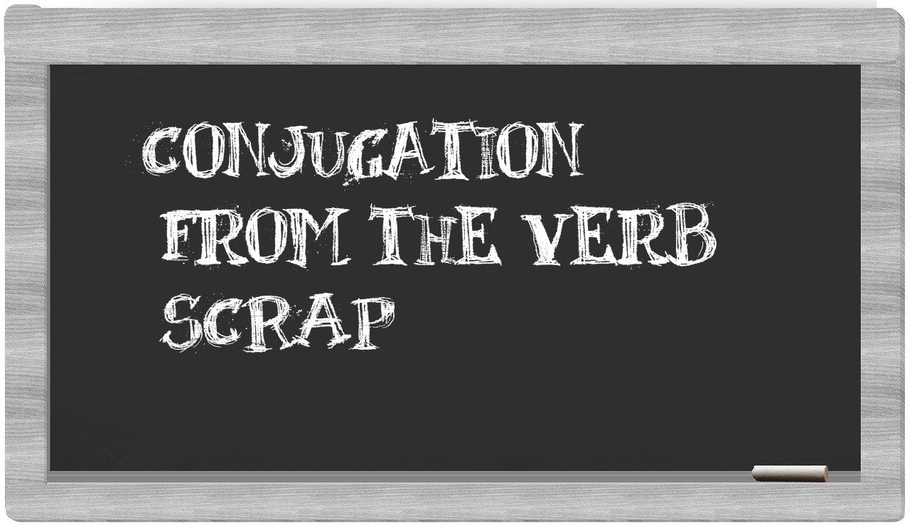 ¿scrap en sílabas?