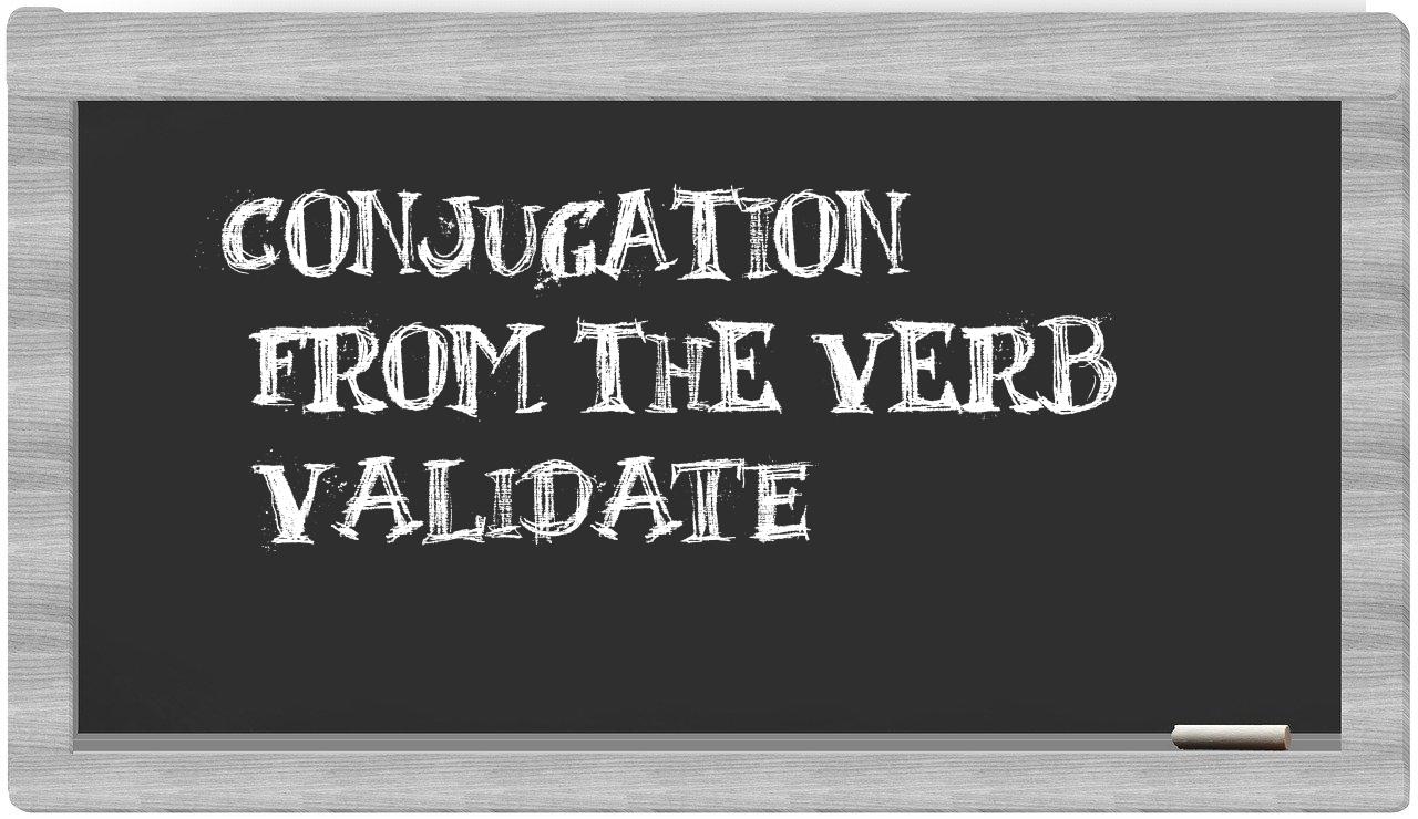¿validate en sílabas?