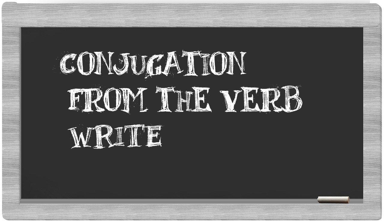 ¿write en sílabas?